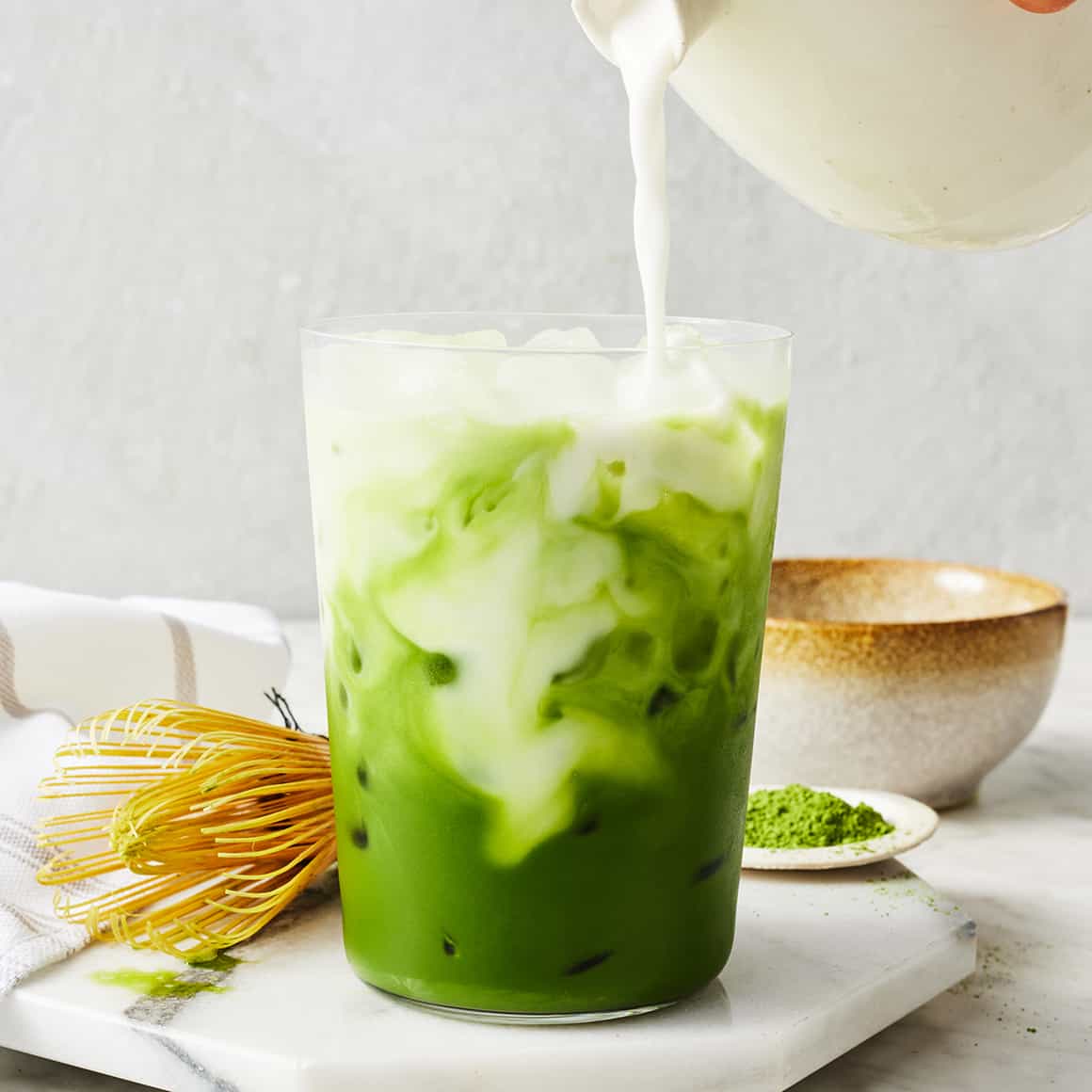 Iced Green Tea Latte Tanamera Coffee